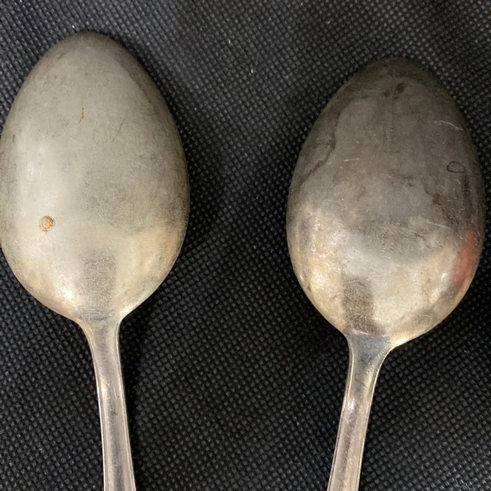 Vintage BMF 90 German Silver Plated Serving Spoon -Medium 1950’s -set of 4